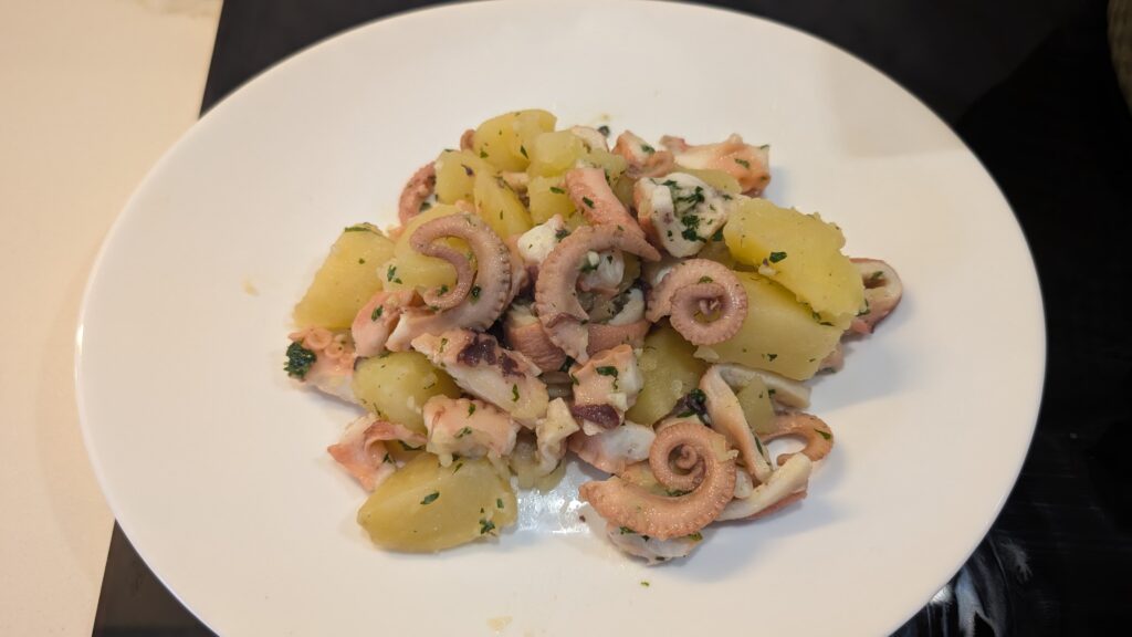 Polpo con le patate - Sapori di Andre