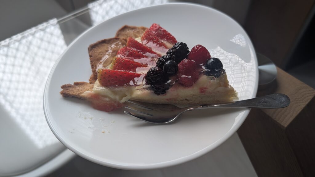 Fetta torta di frutta