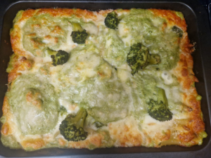 Pasta al forno con besciamella di broccoli