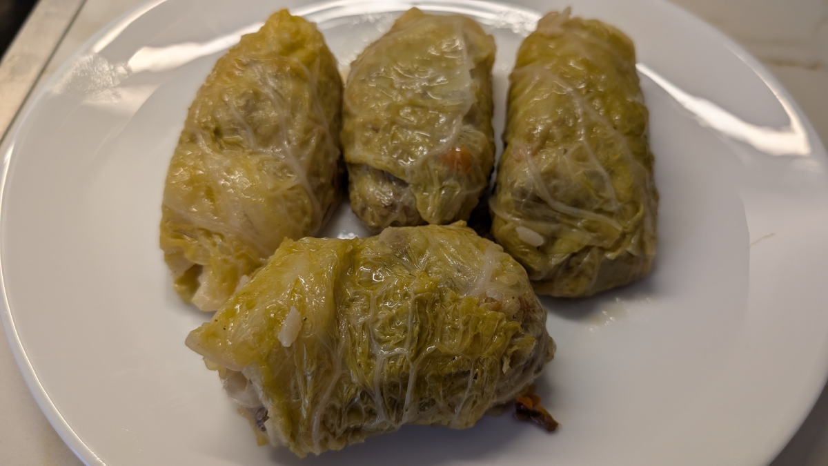 Verza ripiena riso e carne