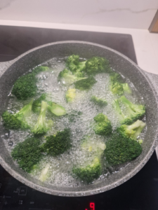 Cottura cime di broccolo