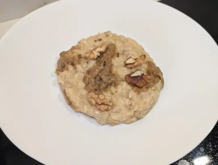 Risotto gorgonzola e noci