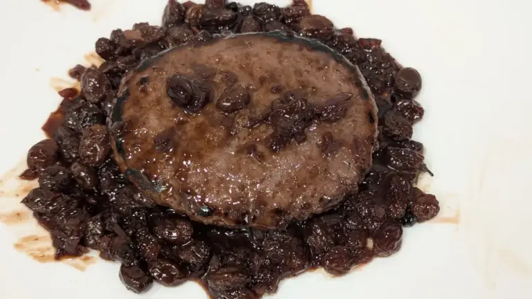 hamburger con riduzione al vino rosso
