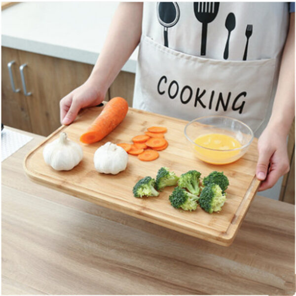 Tagliere in legno naturale - resistente, elegante e perfetto per cucina e mail prep